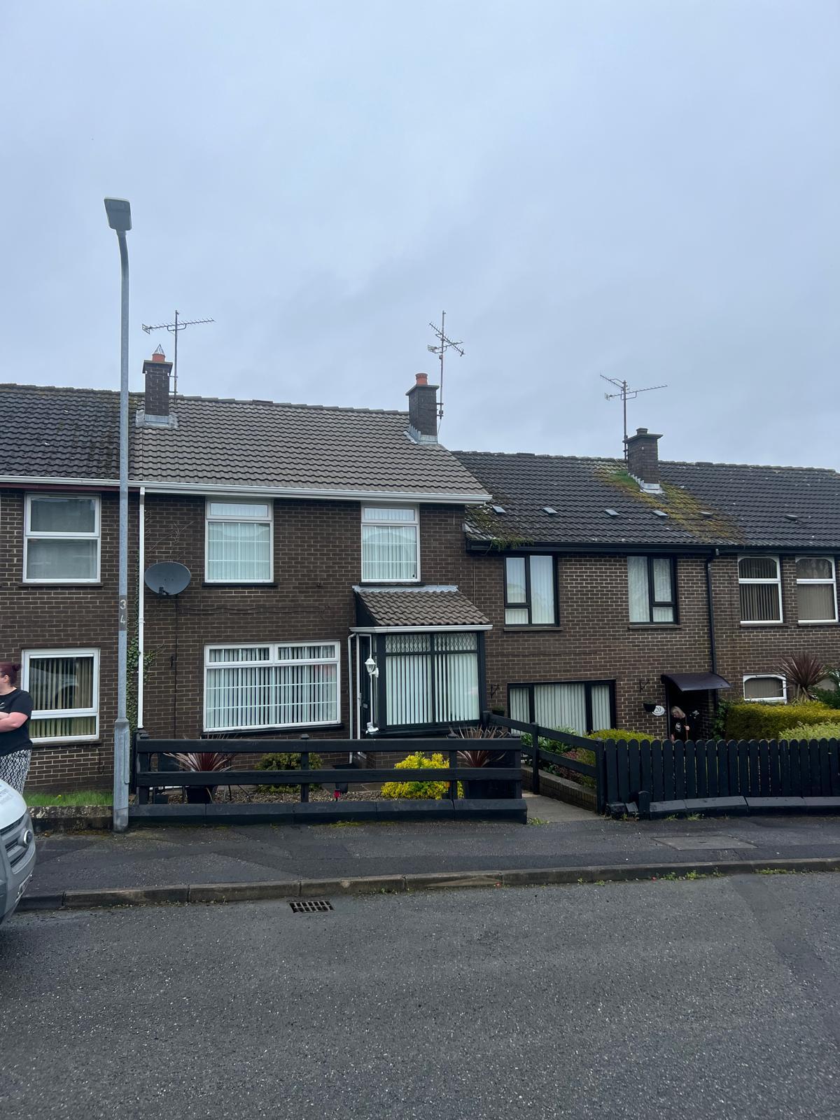 Roof Cleaning Belfast work example 3